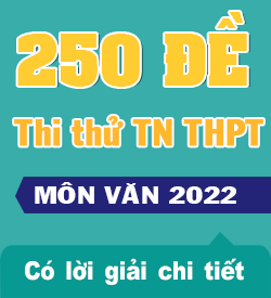 250 Đề thi thử THPTQG Văn học 2022